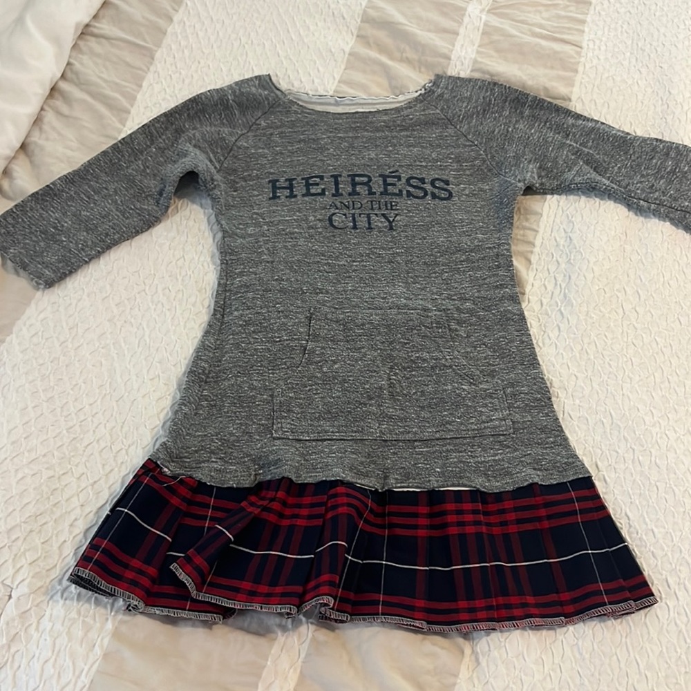 La Vie Jet Setter Heiress and the city plaid dress